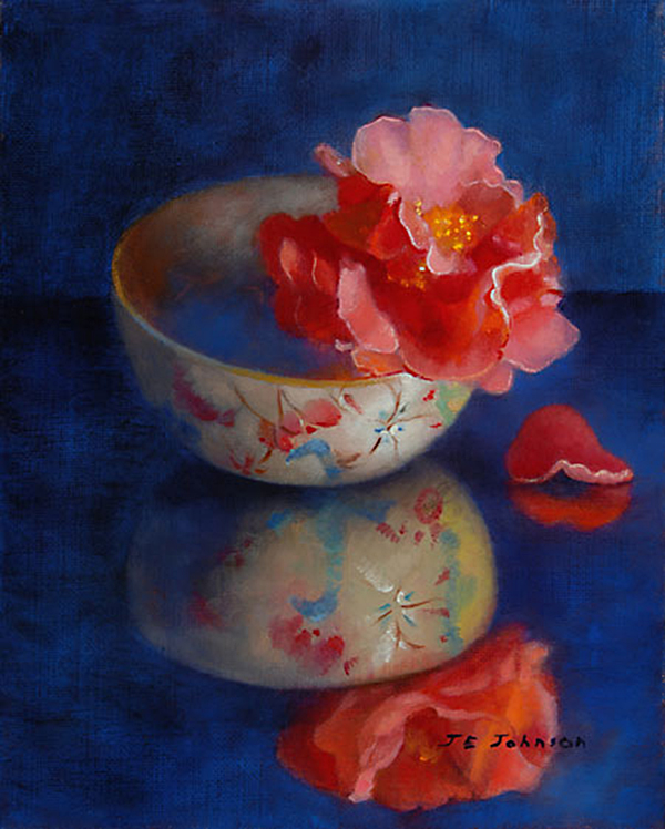 Camellia in a Chinese Bowl